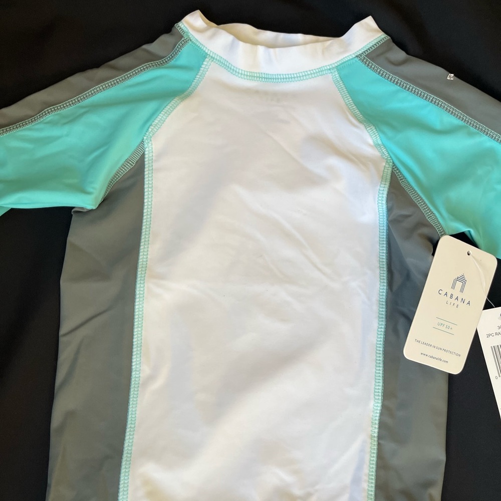 NWT CABANA LIFE BOYS 2PC RASHGUARD SET SIZE 2T - Picture 4 of 6